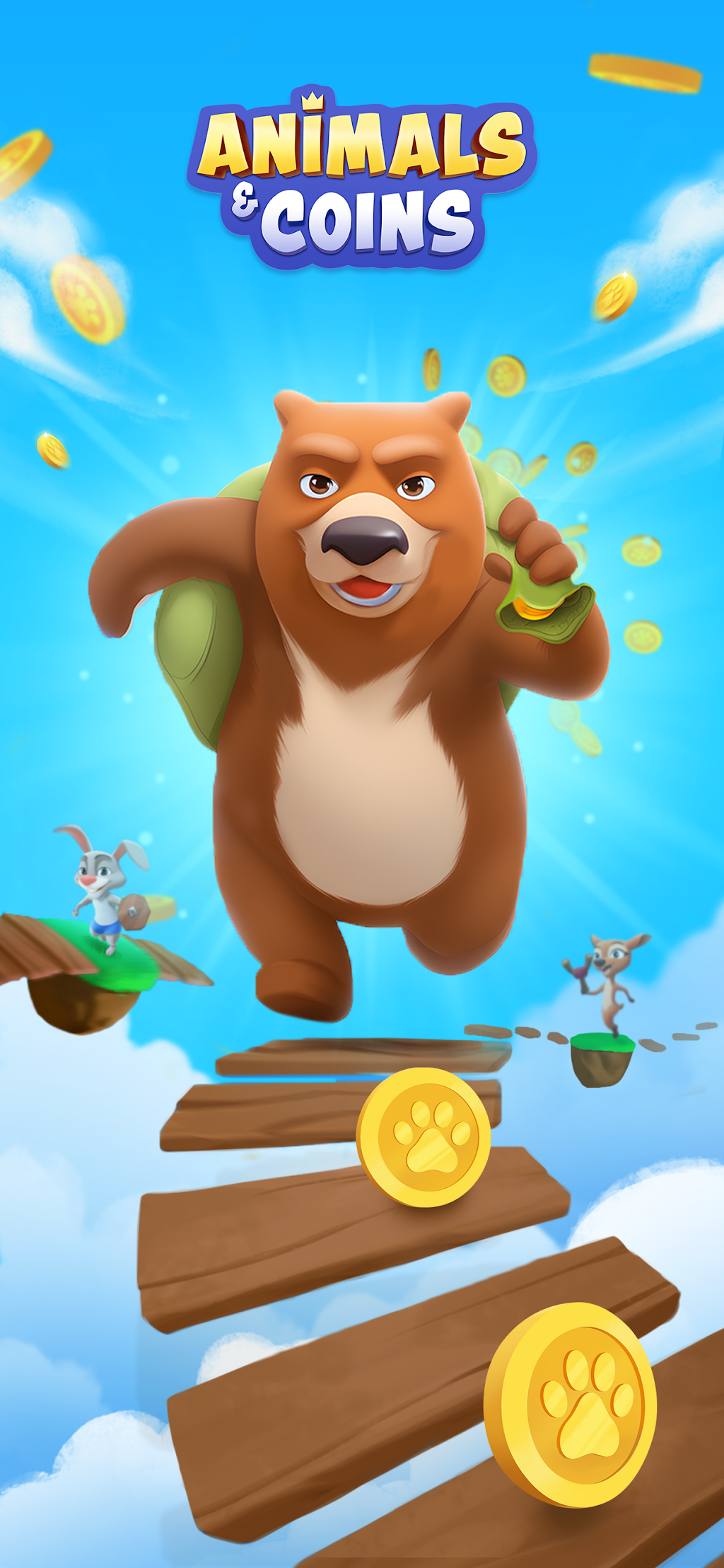 Animals & Coins Adventure Game MOD APK screenshot