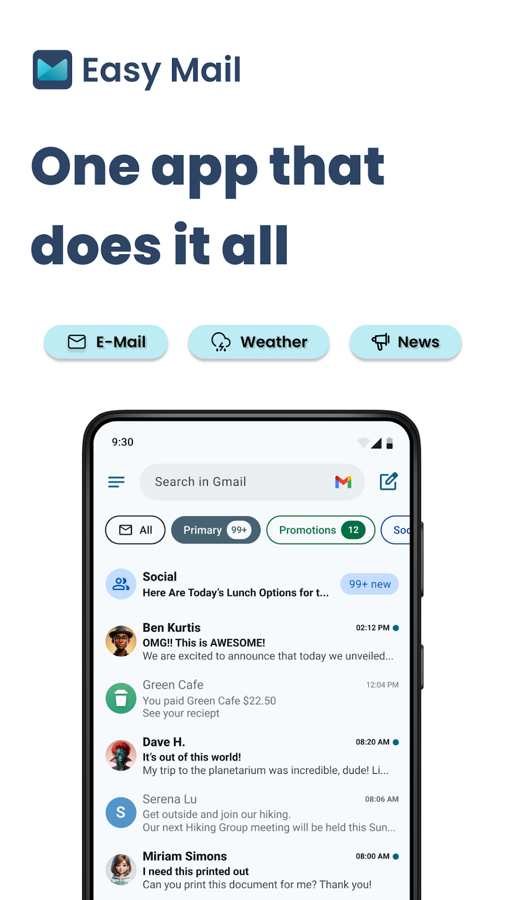 Easy Mail MOD APK screenshot