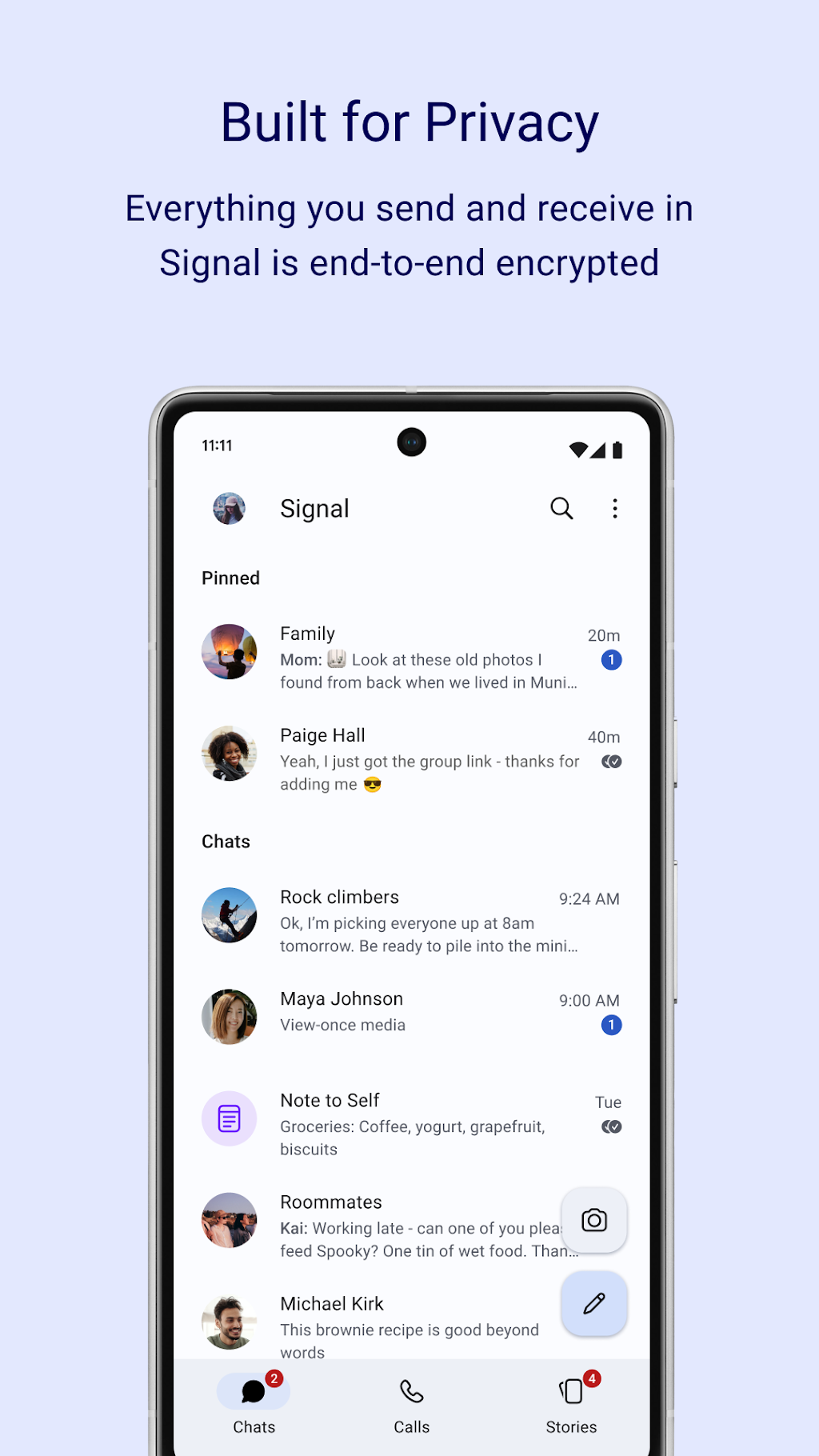 Signal Private Messenger MOD APK screenshot