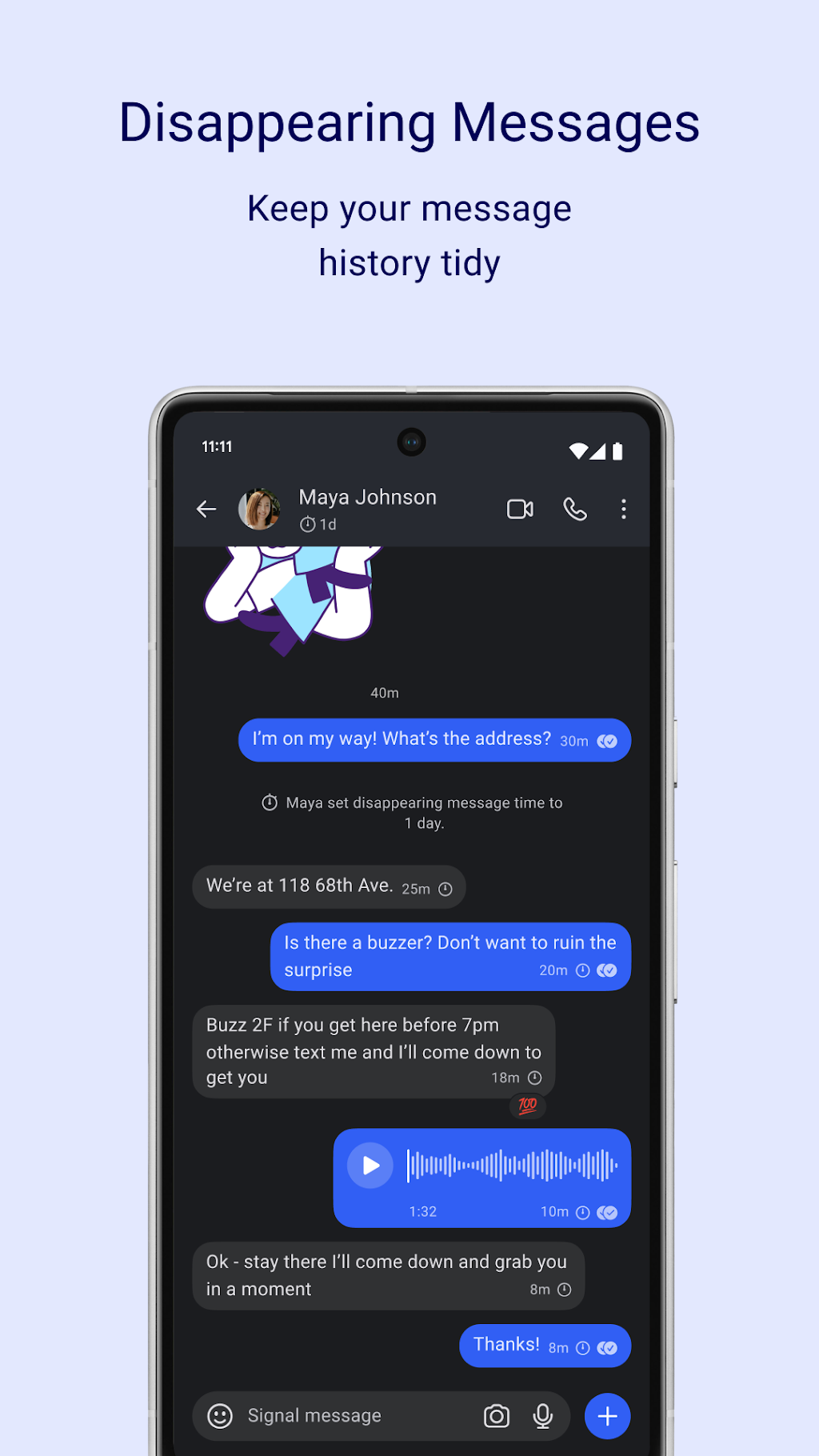 Signal Private Messenger MOD APK screenshot